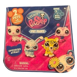 Littlest Pet Shop Pet Pairs with Colorful Animals